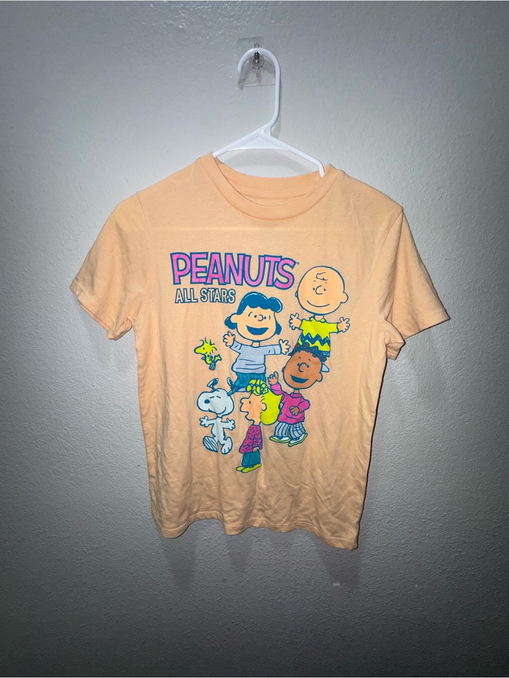 Love Tribe Peach Peanuts All Stars Graphic Tee